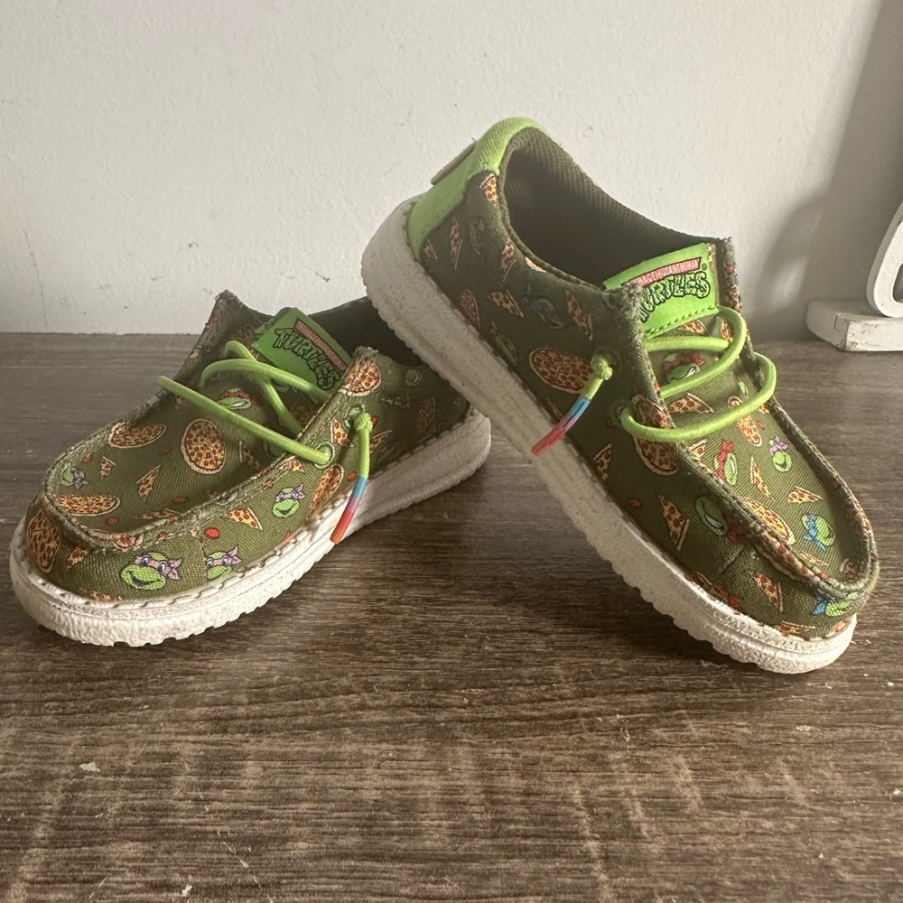 Kids Green Teenage Mutant Ninja Turtles Casual Shoes
